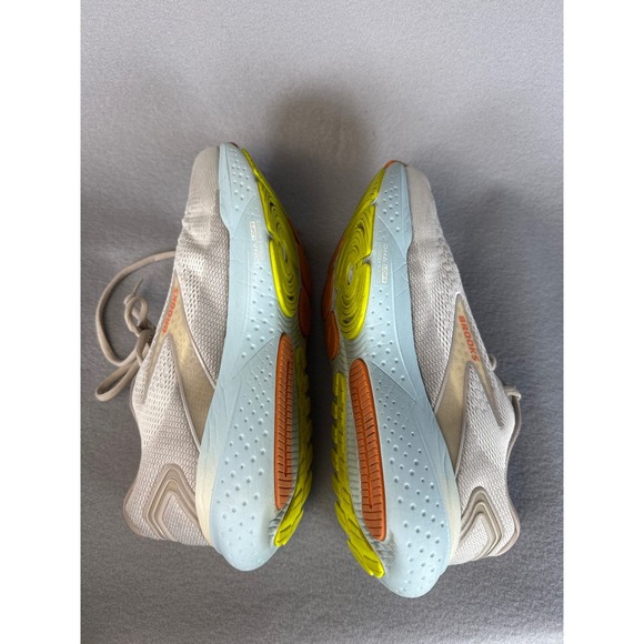 Brooks Glycerin 21 Running Shoes Coconut Aqua Womens Size 8 Wide 1204081D195 - Picture 12 of 14